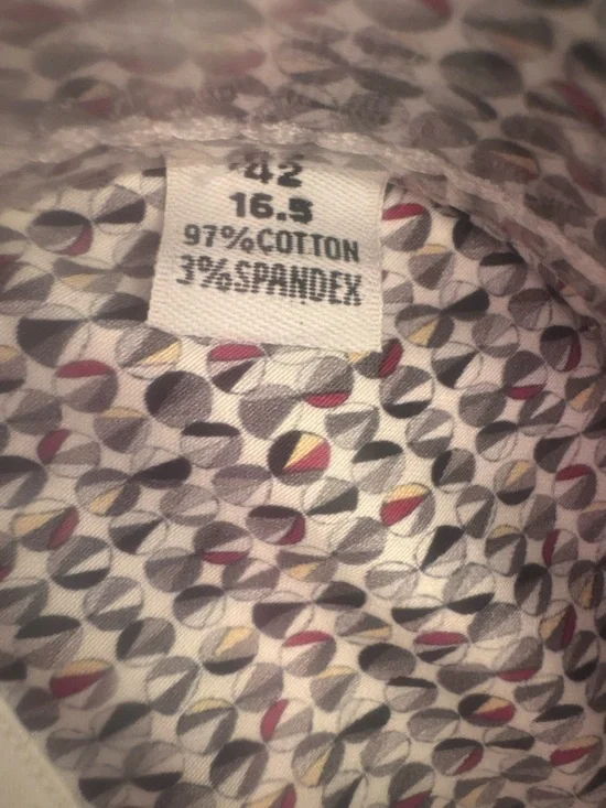 Robert Graham White Multicolor Tiny Chevron Dress Shirt - Picture 4 of 4